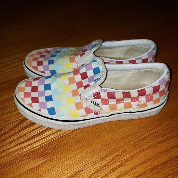 Vans Checkerboard Sneakers youth size 3 - Picture 3 of 7